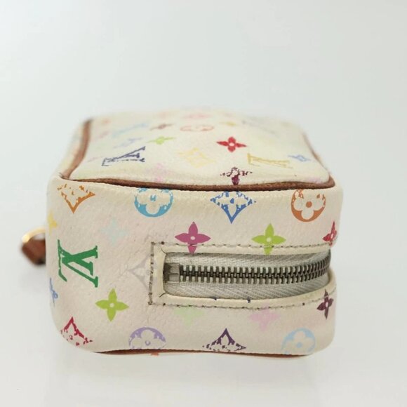 LOUIS VUITTON Monogram Multicolor Trousse Wapity Pouch White M58033 Auth 142339 - Picture 6 of 16